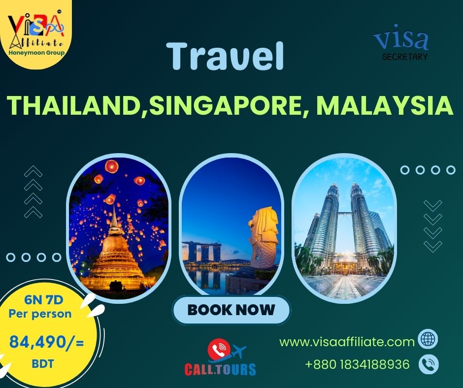 8N & 9D Thailand, Singapore, Malaysia full tour package