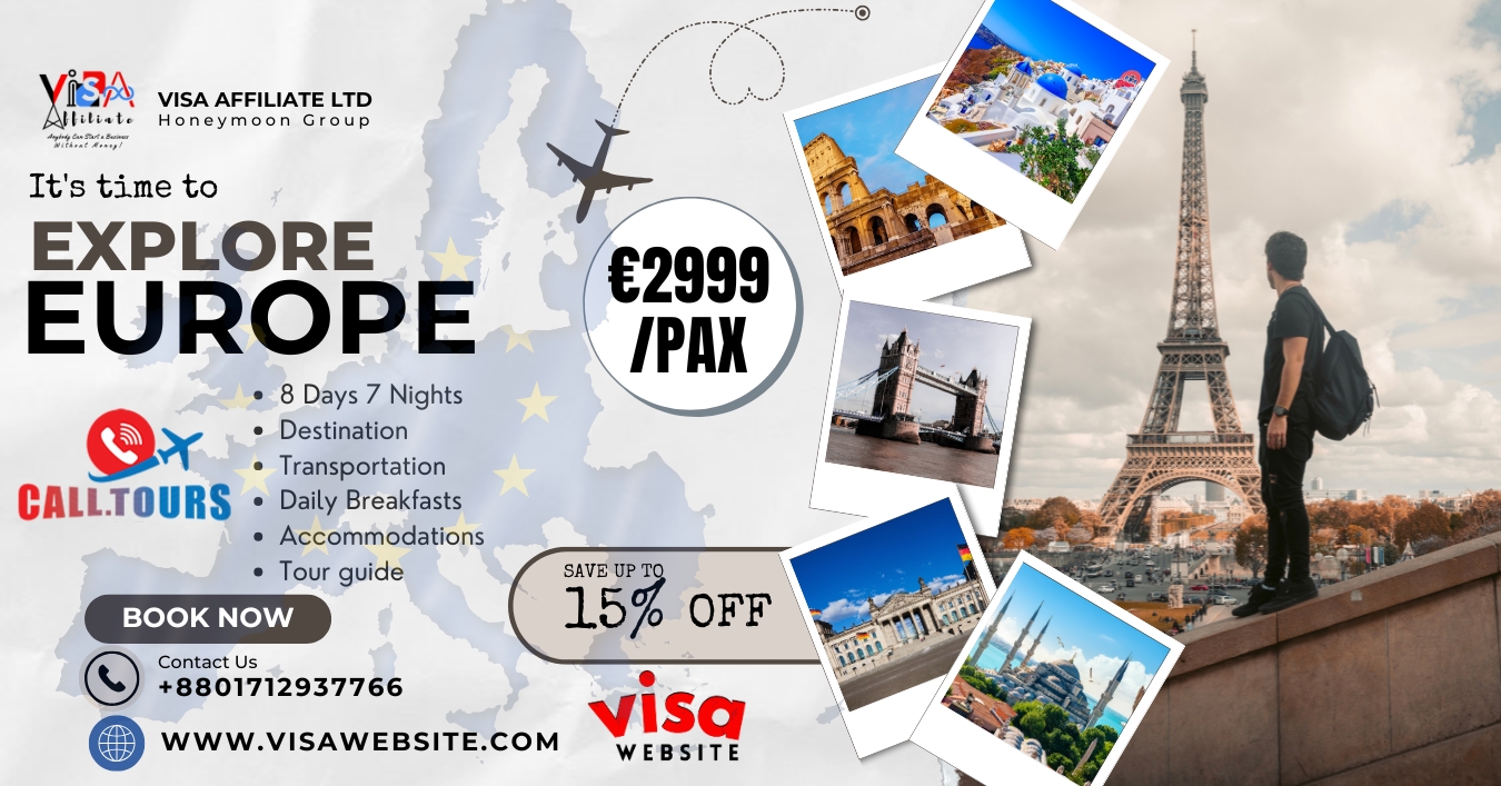 Explore Europe: 8 Days / 7 Nights Budget Tour