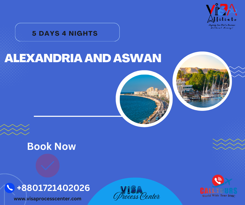 5-day, 4-night budget tour package for Alexandria and Aswan