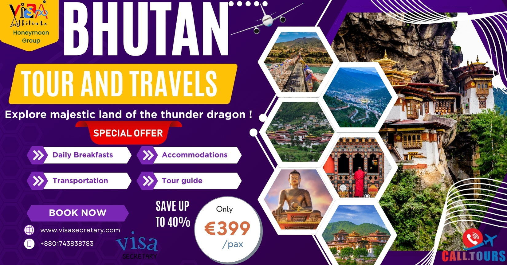 Explore Bhutan with Visa Affiliate LTD