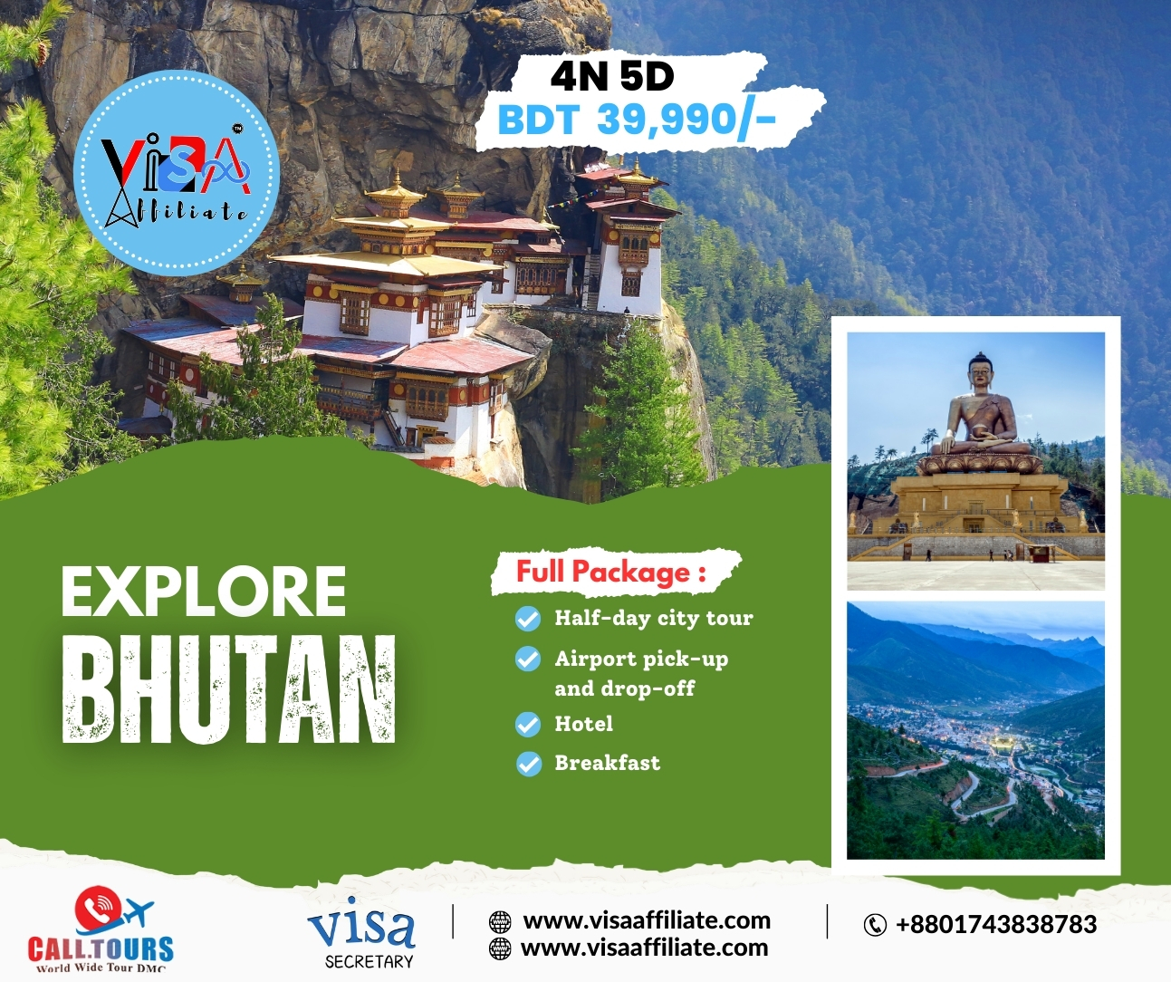 Mystical Bhutan: Land of the Thunder Dragon (4N 5D)