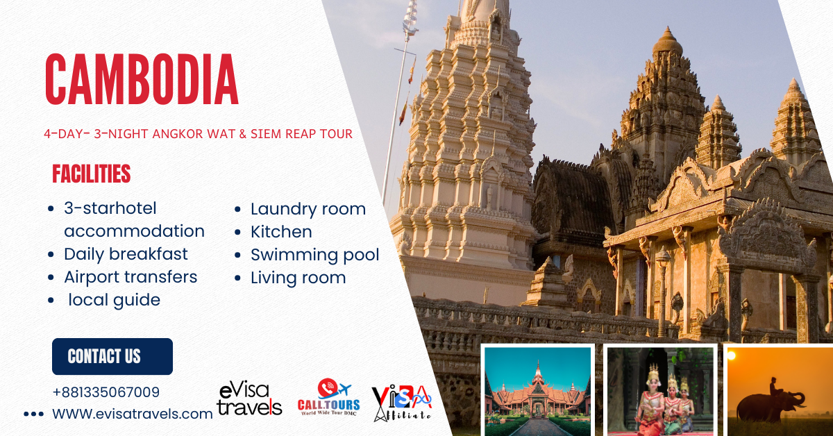 3 Night 4 day Angkor Wat & Phnom Penh package Tour.