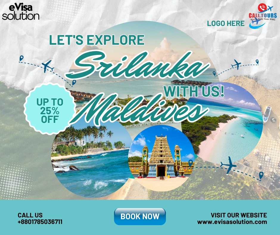 6N 7D Maldives and Sri Lanka tour package.Land Package