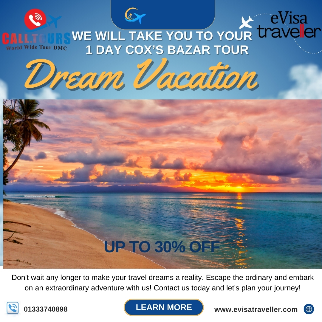 2 Nights 3 Days Cox’s Bazar & Moheshkhali Island tour Package