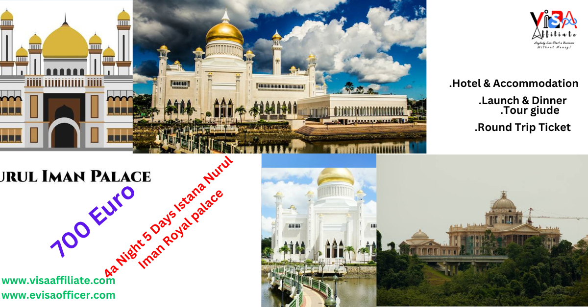 4 Night 5 Days Istana Nurul Iman Royal palace in Brunei