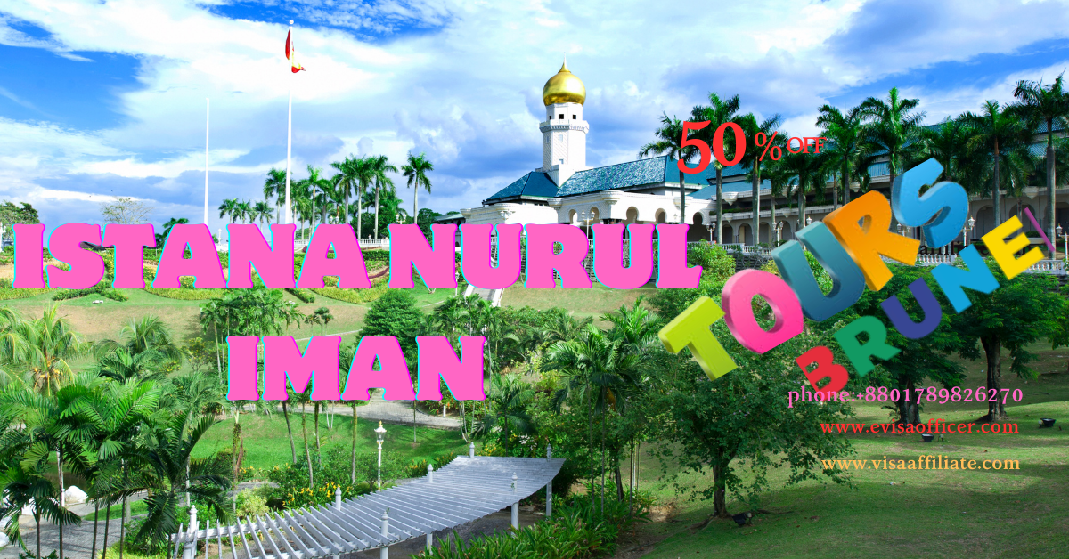 3 Night 4 Day  tour Istana Nurul Iman ( Royal palace ) in Brunei