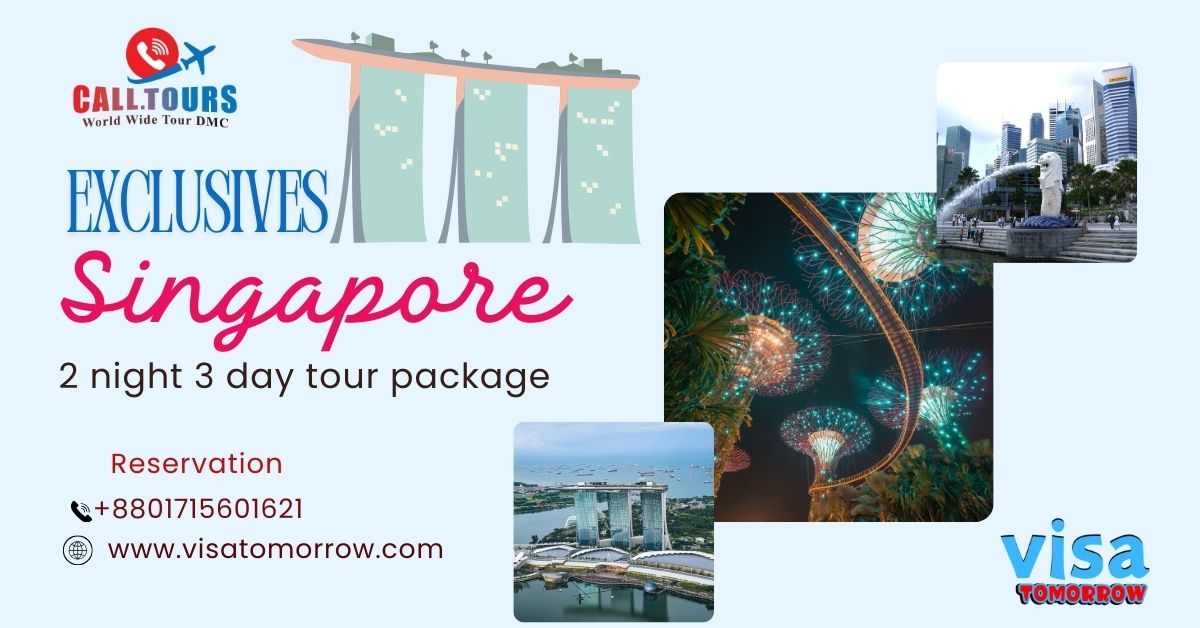 Singapore 2-Night, 3-Day Tour Package with Marina Bay Observation Deck Entry.